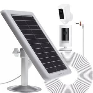 3 pk Solar Panel Charger For Ring Spotlight Camera Ring Stick Up Camera5 V 4.5 W